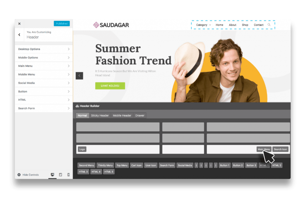 saudagar-feature-header-builder - Webforia Studio